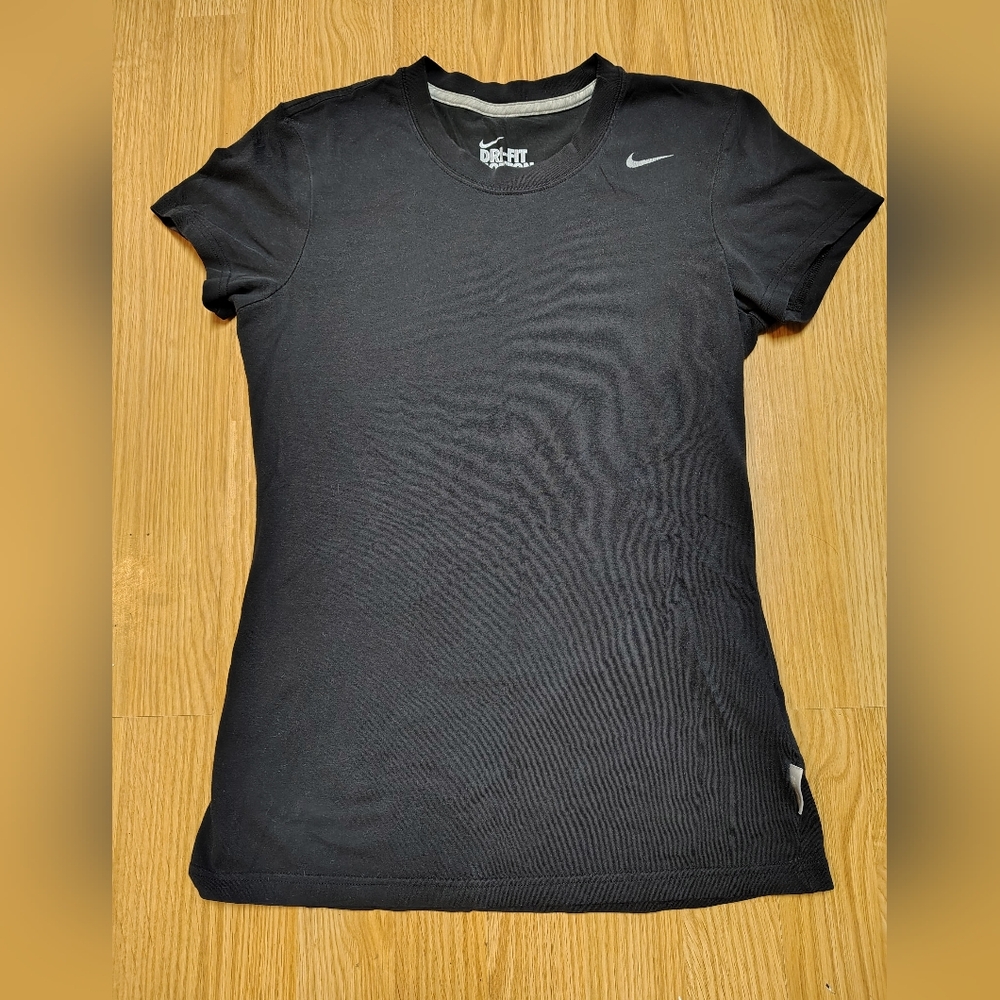 Nike Women's, Black,Dry Fit Tee Size S